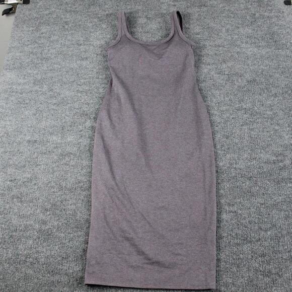 Vuori Dress Womens Small Halo Essential Tank in Sawyer Heather Midi Built Bra - Picture 3 of 14